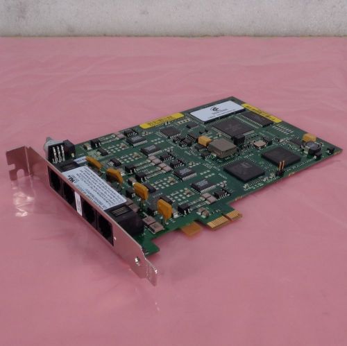 Dialogic 4-Port Voice/Fax PCIe Card D4PCIUFEW 56-0450-02 44-0053-02