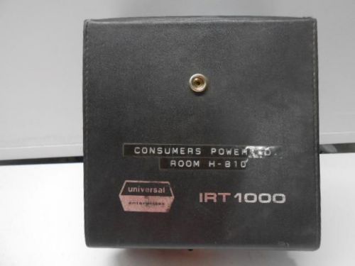 USED UNIVERSAL ENTERPRISES IRT 1000 TESTER  -19K5