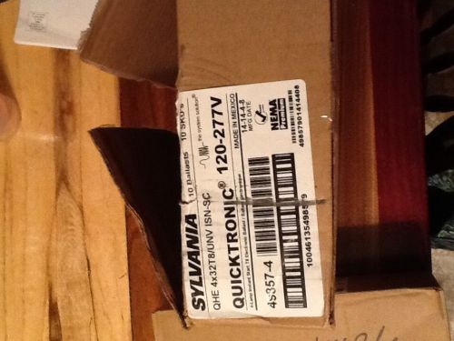 Sylvania Quiktronic 4x32 T8 Electronic Ballast New Case of 10