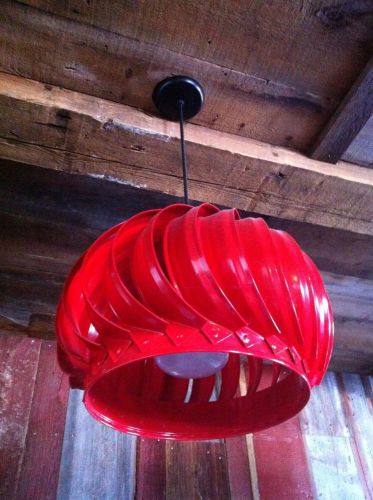 Metal Turbine Light Fixture