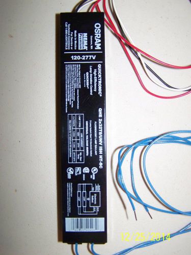 Osram Quicktronic Fluorescent Ballast QHE 2x32 T8/UNV ISH-HT-SC 120-277V NEW (1)