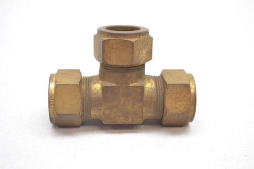 SWAGELOK BRASS 3/4X3/4X3/4IN TUBE TEE UNION FITTING D430489