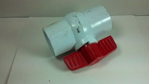 PVC Ball Valve Slip X Slip 1-1/2&#034; 251007 National Brand Alternative Ball Valves