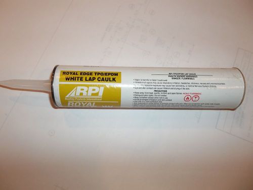 **  EPDM Rubber Lap Sealant / Caulk-- White-- 1/10th Tube-- Generic Labeled **