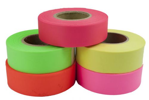 CH Hanson 17000-1 Orange Fluorescent Flagging Tape (Case of 12)