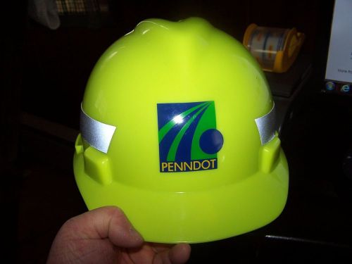 Penn Dot Hard Hat Pennsylvania Dept. Transportation HiViz V Gard