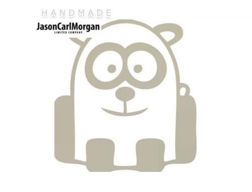 JCM® Iron On Applique Decal, Panda Silver