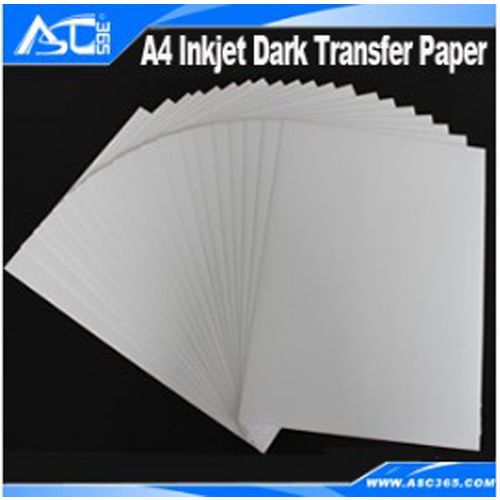 A4 dark inkjet heat transfer paper diy t-shirts 20 sheets/package promation for sale