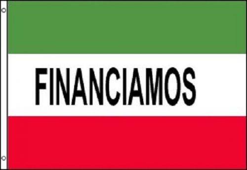 Financiamos flag we finance store banner advertising pennant business bandera for sale