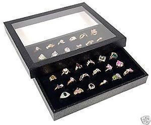 RING DISPLAY ACRYLIC TOP TRAY JEWELRY INSERT