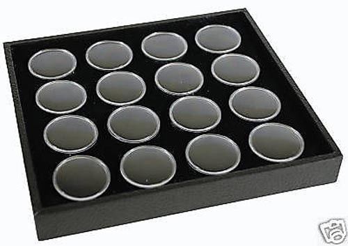 1-16 gem jar tray with black insert jewelry display for sale