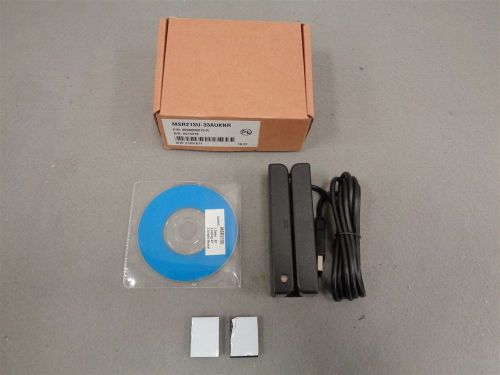 New Uniform MSR213 MSR213U-3AUKNR USB Magnetic Stripe Card Reader