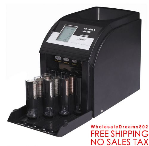 Digital coin sorter machine electric automatic counter sorters counting anti jam for sale