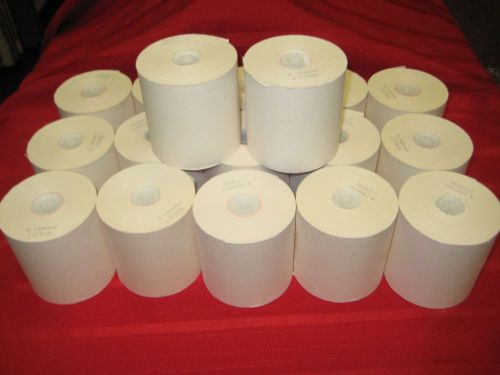 3&#034; x 150&#039; 1 Ply Bond Paper Rolls - 16 Rolls