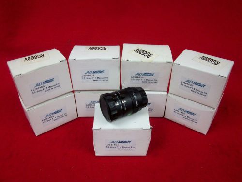 Lot of 9 American Dynamics CCTV Manual Iris Security Camera Lens L35814CS (4942)