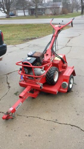 2006 barreto 1320 14.5” heavy duty tiller w/ 1000lb towable tilt trailer for sale