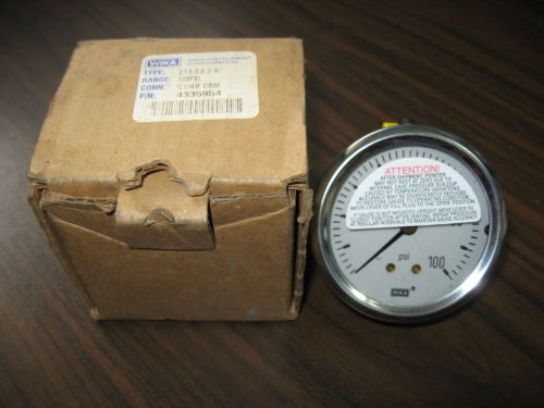 New Wika 213.53 2.5&#034; Pressure Gauge  100 PSI