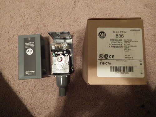 ALLEN BRADLEY 836-C7A PRESSURE CONTROL SWITCH