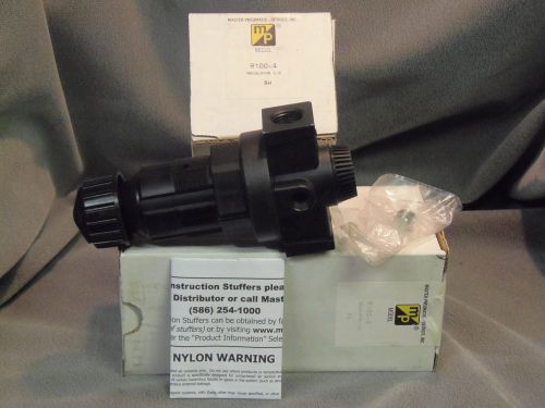 MASTER PNEUMATIC DETROIT R100-4 PNEUMATIC REGULATOR NEW 1/2&#034; NPT