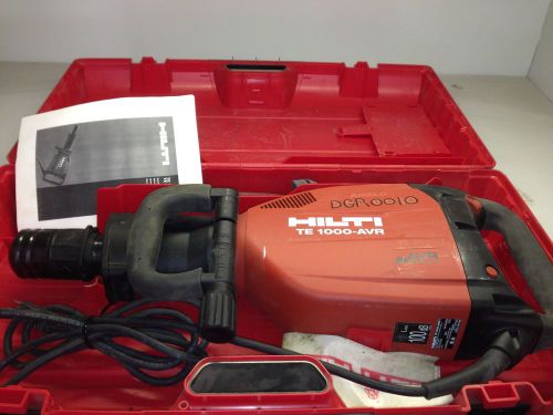 (1) GOOD USED Hilti 03450917 TE-1000-AVR Breaker Performance Package