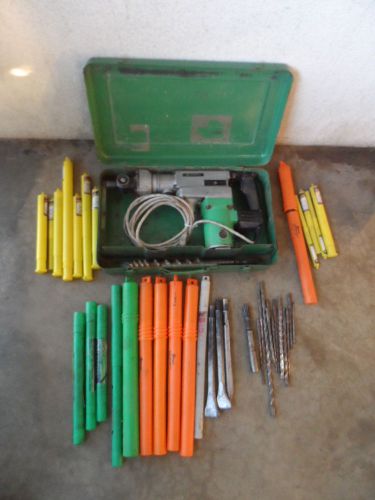 HITACHI Rotary Hammer Drill Model DH38YE w/ Drill Bits