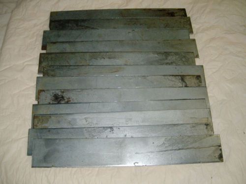 KNIFE steel  billet /  blanks  for knife making.10&#034;  X  1.5&#034;  X  1/8&#034; 12 pcs&gt;~&lt;