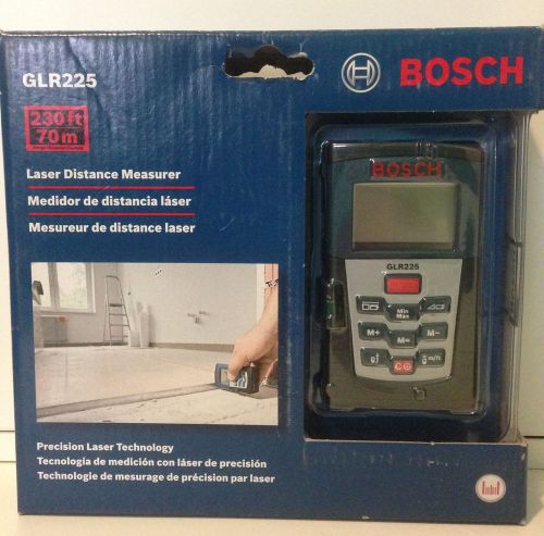 NEW BOSCH GLR225 LASER DISTANCE MEASURER