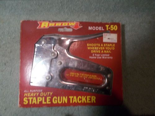 ARROW T-50 STAPLE GUN TACKER in original box