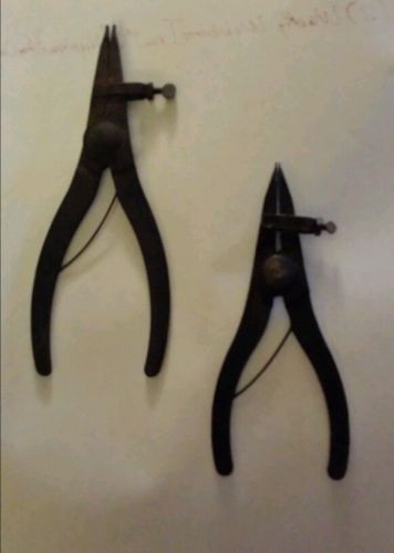 (2) vintage snap ring pliers/waldes truarc/no#2 &amp; no#4 for sale