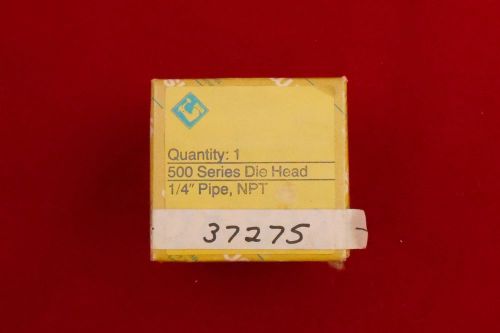 NOS ARMSTRONG DIE HEAD 1/4&#034; 500 NPT Pipe Threader 37275