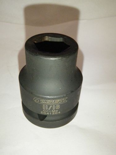 Expert 11/16&#034; impact socket 3/4&#034; drive e041204 6-point must l@@k for sale