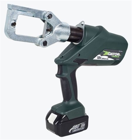 Greenlee e12ccxl11 Gator Batt-Powered 12-Ton L Series 12CCX Tool w/120V Charger