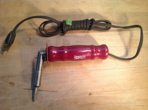 Vintage Hexacon Electronics USA 50W 110V Hatchet Type Soldering Iron XTRADUR New