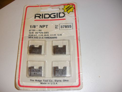 RIDGID 1/8&#034; NPT High Speed Pipe Dies #37855