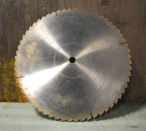 Large Carbide Tipped Saw Blade 60 Teeth 1&#034; Arbor 19&#034; Diameter Plastics #28