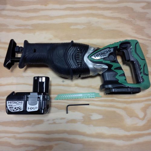 New Hitachi CR18DL Cordless 18V Reciprocating Saw,EBM1830 Battery Li-ion 18 Volt