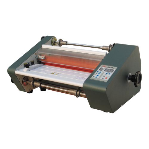 14&#034; desktop double sides home business card laminating hot laminator for sale