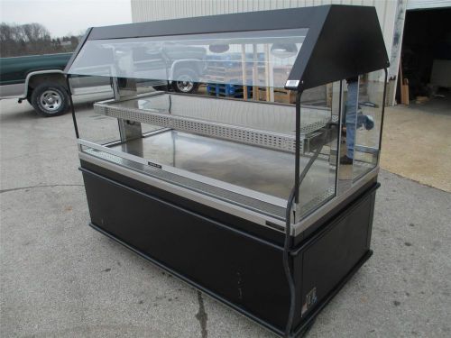 CUSTOM DELI  72&#034; Reach In Heated Merchandiser Display for Supermarket o