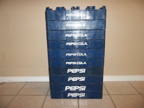 SODA BOTTLE RACKS  STACKABLE HOLDS 8 2 LITER BOTTLES  SOLD IN 10 RACK LOT