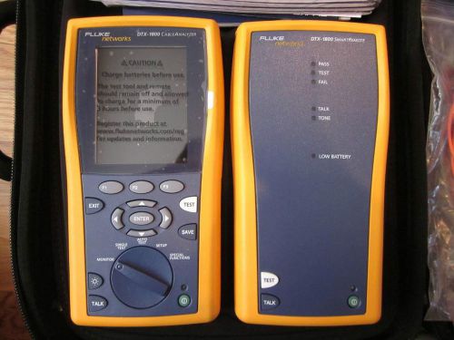 NEW Fluke DTX-1800-MS 120 Cable Tester