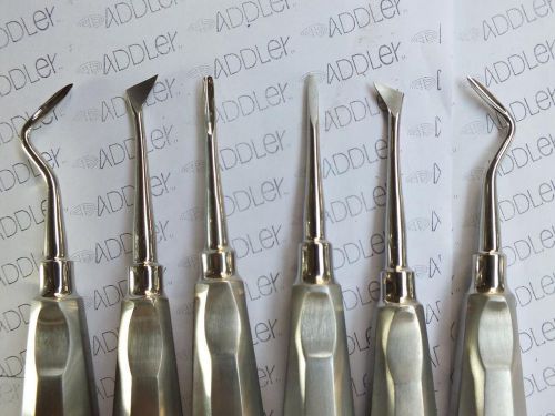 Dental Surgical APEXO Elevators  ADDLER German Stainless set of 6