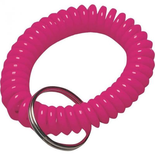 Coiled Key Ring, Vinyl, Neon HY-KO PRODUCTS Key Storage KC151 Neon Vinyl