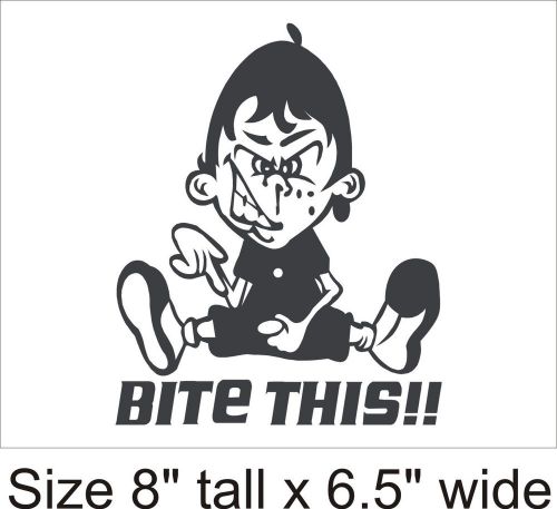 Bite This by Boy Rude Car Vinyl Sticker Decal Truck Bumper FAC - 1370