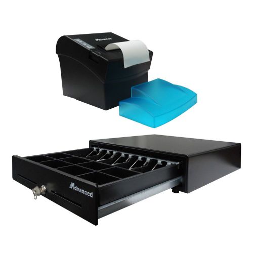 CASH DRAWER  +  THERMAL RECEIPT PRINTER 260mm ,  ADVANCED