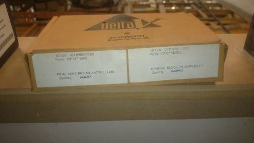 Emerson Delta V 12P2471X042 DELTAV Simplex H! Series 2 Fieldbus w/Terminal Block