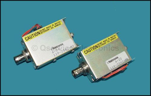 Tektronix 119-2342-01 + 119-2342-02 Attenuator Set CH-1 + CH-2