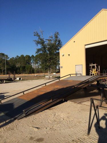 portable forklift ramp yard ramp