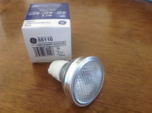 GE CMH20MR16/830/FL constant color MR16 Metal Halide GX10 base 20 watts - 85110