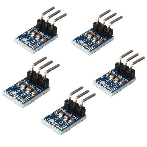 5Pcs 5V to 3.3V DC-DC Step-Down Power Supply Buck Module AMS1117 LDO 800MA