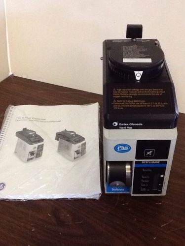 Datex Ohmeda Tec6 Plus Vaporizer Desflurane with Operating Manual